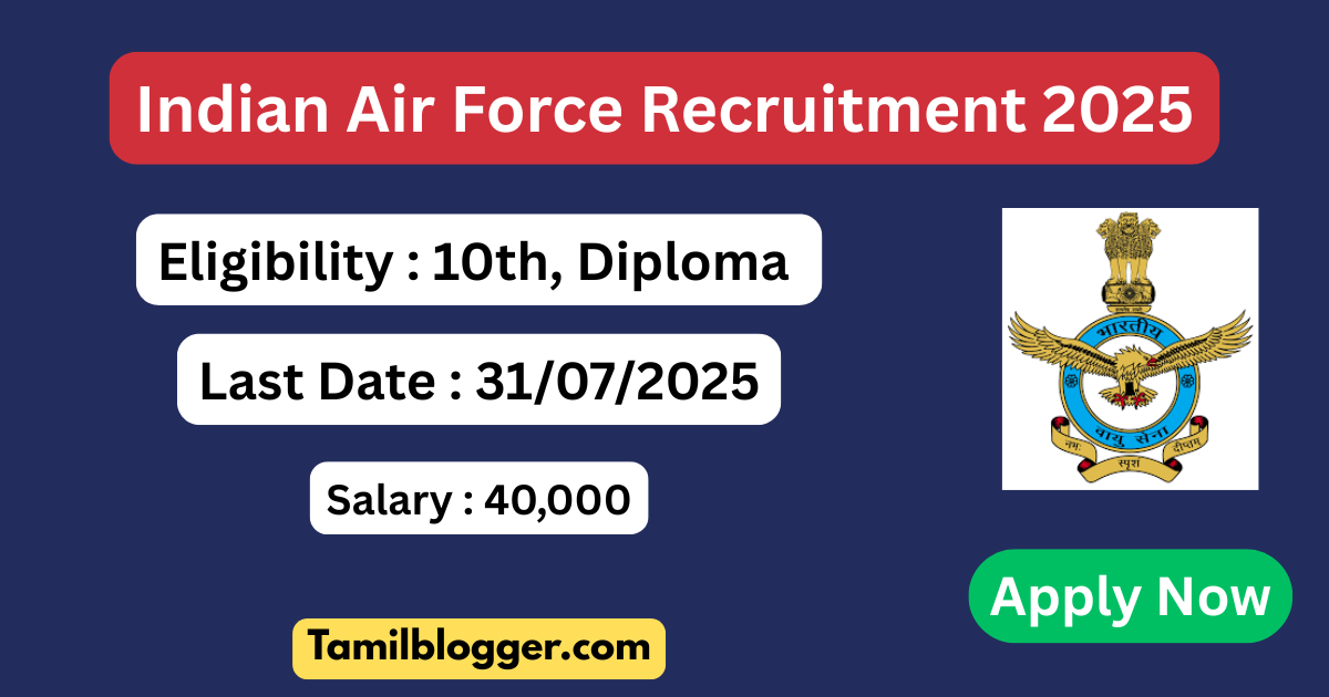 Indian Air Force Recruitment 2025, Indian Army Recruitment 2025