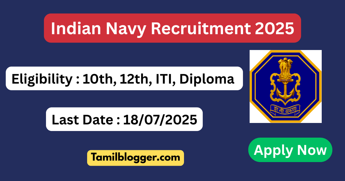Indian Navy Recruitment 2025, Indian Navy Jobs 2025