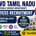 PWD Tamil Nadu Apprentices Recruitment 2026
