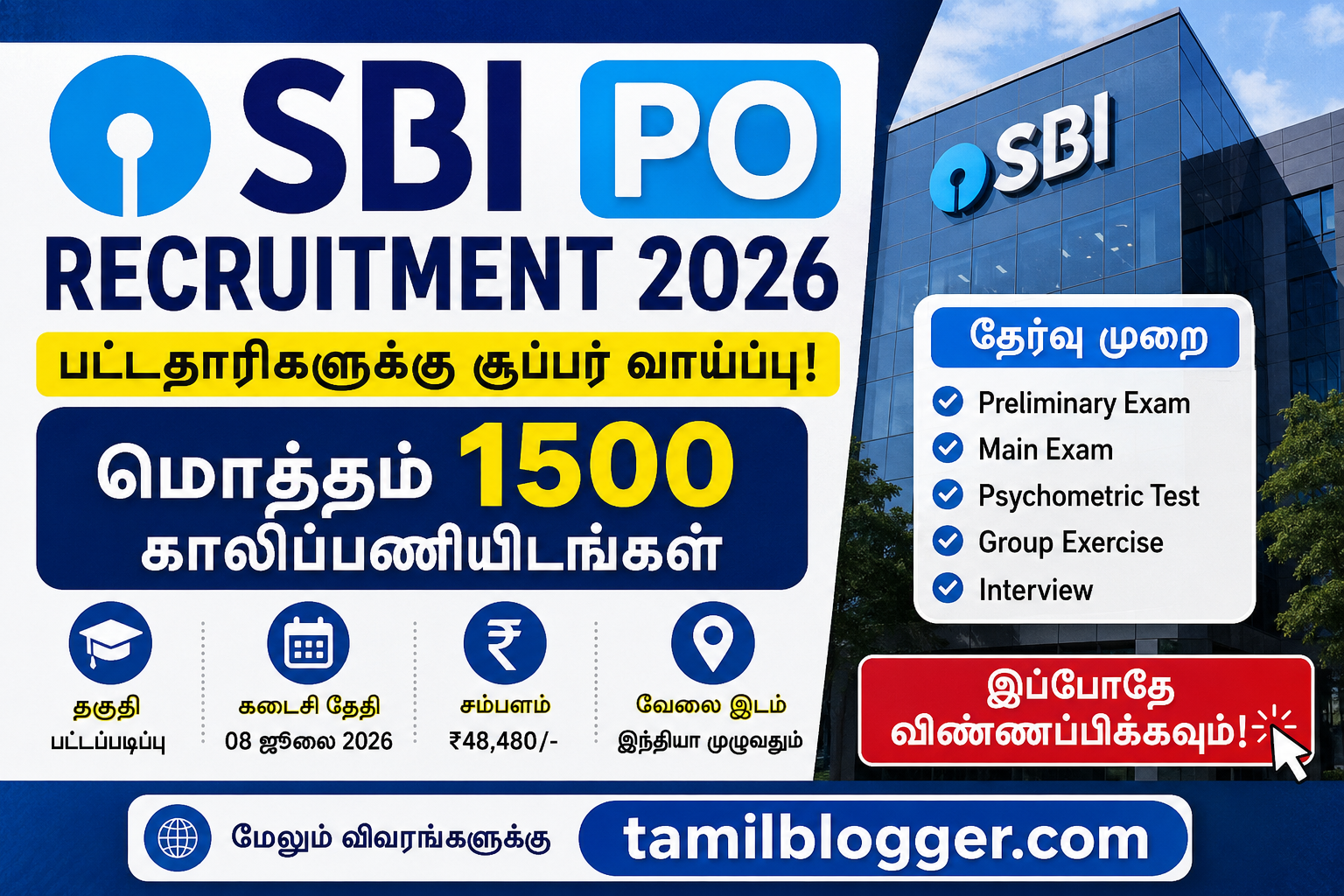 SBI PO Recruitment 2026