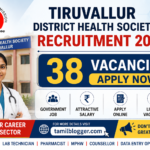 Tiruvallur District Health Society Recruitment 2026