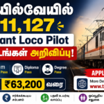 Railway ALP Recruitment 2026 11127 Assistant Loco Pilot Vacancy Tamil